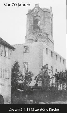 Nordheim - Zerstörte Kirche